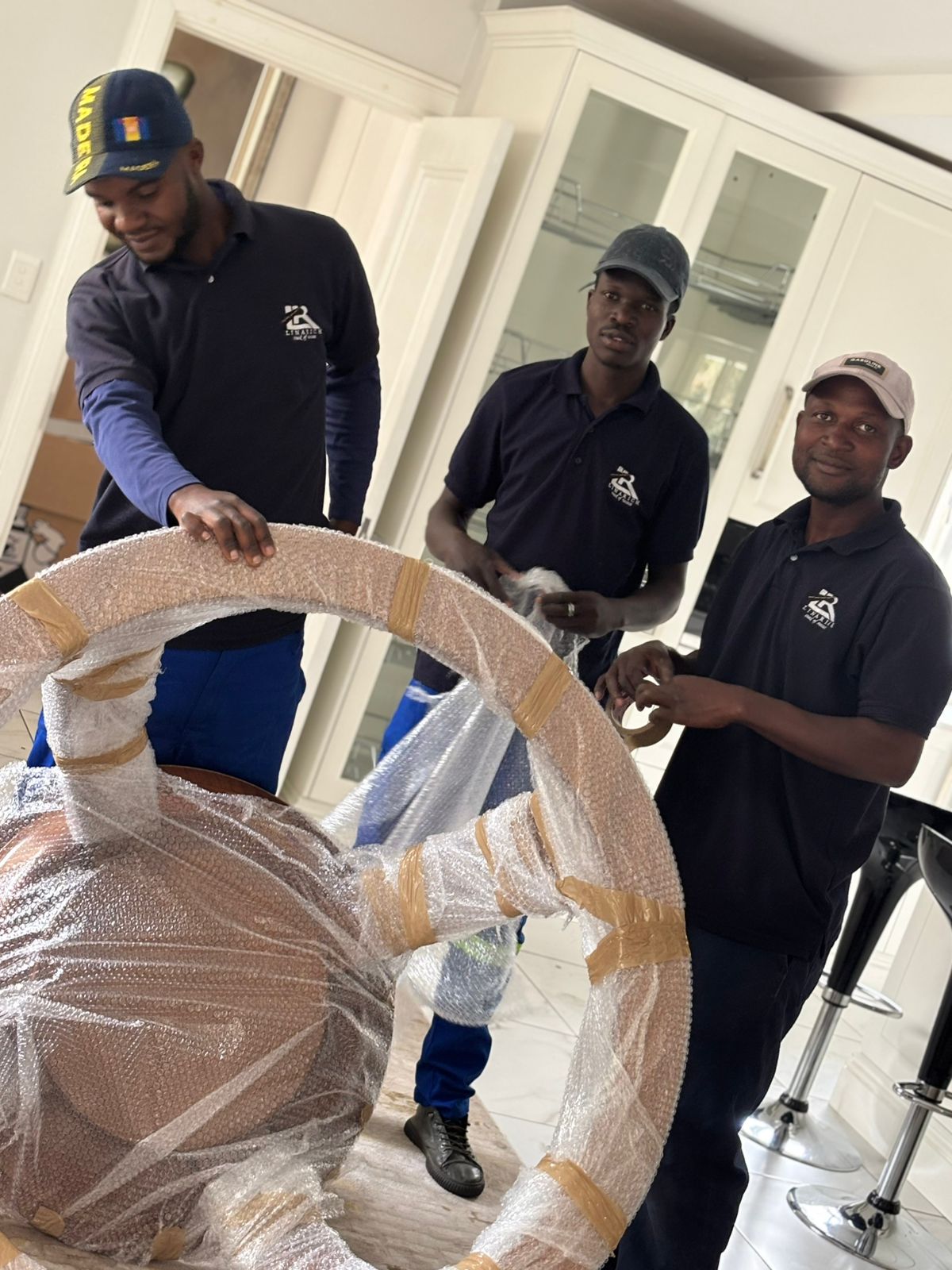 Moving team completing house move in Sandton Johannesburg